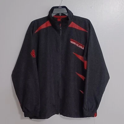 MATCO TOOLS BLACK AND RED ZIP UP WINDBREAKER JACKET MENS XL - Image 1 of 4