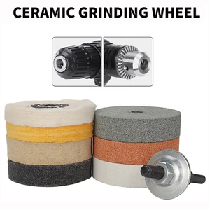 8pz Mola Ceramica 3'' Utensili Abrasivi Corindone per Smerigliatrice Metallo Pietra - Foto 1 di 6