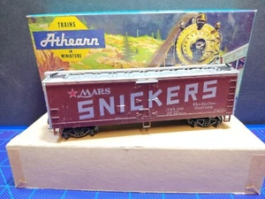 Athearn Trains Mars Snickers 40 Fuß WD Reefer HO Scale KD Couplers schön siehe Bilder - Bild 1 von 9