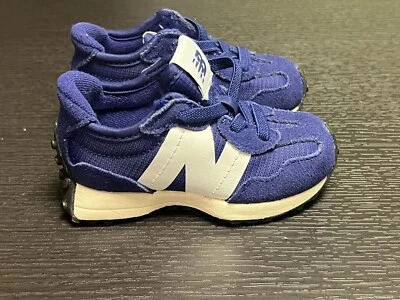 New Balance 327 IH327GA Victory azul/branco EUA infantil tamanho 4 M UE tamanho 20 - Imagem 1 de 4