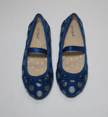 Pisos de ballet para niñas pequeñas azul marino nuevos con etiquetas, Cat & Jack Foto 1 de 4