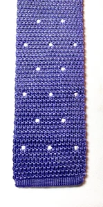 TOM FORD POLKA DOT SILK TIE~ PURPLE ~ NEW WITH TAGS ~ ITALY ~COMPARE AT $290 - Picture 1 of 5