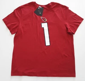 Nike Mens XXL Kyler Murray #1 Arizona Cardinals Red T-Shirt NFL Short Sleeve 2XL - Picture 1 of 5