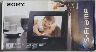 Sony DPF-D810 8" Digital Picture Frame w/ Remote LED Backlight Black - Image 1 of 4