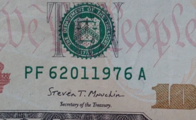 $10 Dollar  1976 June 6 or  Feb 1- Birthday/Special Day/ Anniversary 62011976A - Image 1 of 3