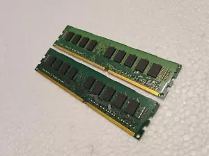 2X Samsung 4 GB 2RX4 PC3L-10600R, DDR3-1333 SERVER MEMORY RAM REGISTERED ECC 8GB - Picture 1 of 4