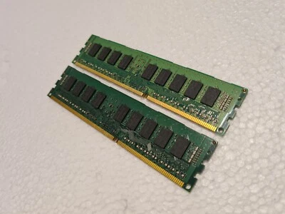 2X Samsung 4 GB 2RX4 PC3L-10600R, DDR3-1333 SERVER MEMORY RAM REGISTERED ECC 8GB - Image 1 of 4