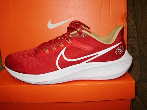 NFL San Francisco 49ers NIKE AIR ZOOM PEGASUS 39 Red DR2060-600 Mens Shoes 10.5M Cover