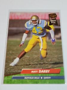 MATT DARBY 1992 Ultra Draft Pick #425.  BRUINS
