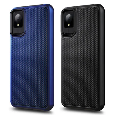 Capa telefone armadura híbrida à prova de choque + vidro temperado para TCL K11 (T432W) - Imagem 1 de 4