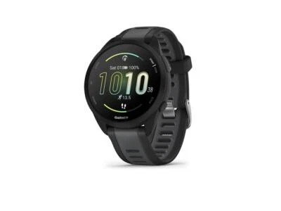 Garmin Forerunner 165 Music, Black/Slate Grey | GPS Running Smart Watch 010-0286 - Image 1 of 4