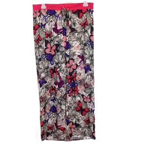 Ted Baker Pink Butterfly Pattern Elasticated Lounge Trousers UK 12 - Picture 1 of 4