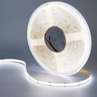 12V 24V 16.4ft COB LED Strip Lights High Density for Home&Office DIY Lighting US - Image 1 of 4