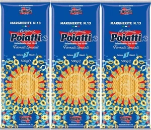 PASTA MARGHERITE DI SEMOLA DI GRANO DURO SICILIANO 100% POIATTI N° 13  3XGR. 500 - Imagen 1 de 7