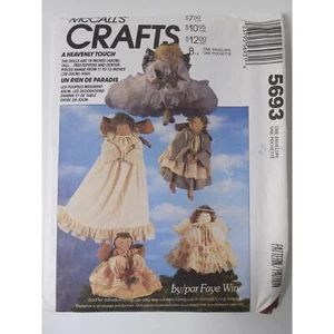 Patrón de costura para muñecas ángel caprichosas árbol de Navidad Topper McCall's 5693 Z/G - Imagen 1 de 4