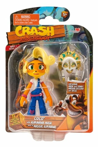 Crash Bandicoot Coco 5" Action Figure Wave 1 Head Start 2021 Free shipping Cover