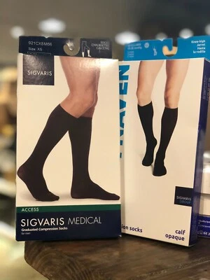 Sigvaris ACCESS Mens 15-20 20-30 30-40 mmHg Medical Graduated Compression Socks  - Image 1 of 4