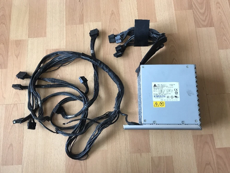 Apple Mac Pro 1,1 Power Supply A1186 614-0383 DPS-980AB-A 980w PSU Cable Harness - Image 1 of 1