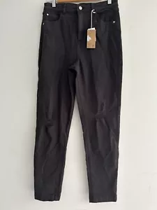 The Denim Company Black Wash Faded Distressed Jeans Size 16-New W/ Tags - Picture 1 of 12