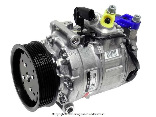 PORSCHE CAYENNE (2004-2018) A/C Compressor with Clutch (New) DENSO OEM +WARRANTY - Image 1 of 1