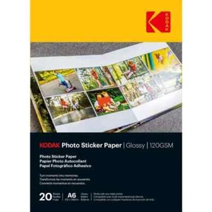 Papel Fotografico Kodak Glossy 120GSM A6 20 Und - Afbeelding 1 van 1