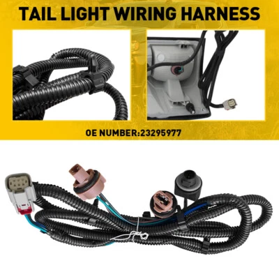 Arnés de cableado de luz trasera derecha para Chevrolet Silverado 1500 2500HD 2016-2019 P Foto 1 de 4