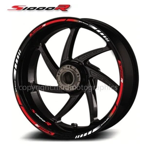 Decalcomanie ruota moto S1000 R adesivi cerchio per BMW S1000R strisce laminate - Foto 1 di 2