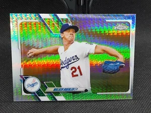 2021 Topps Chrome Prism Refractor - Walker Buehler #157 Los Angeles Dodgers - Picture 1 of 2