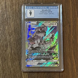 2019 Silvally GX Pokémon English Cosmic Eclipse 184/236 Old Blue CGC 9 Slab - Picture 1 of 8