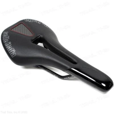 Selle Italia XR Cutout Road Men's Bicycle Saddle Black FEC Alloy Rails 296g