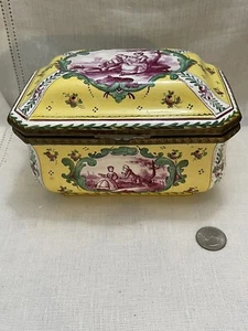 Antike Sceaux 1776 große Porzellandose mit Klappbar - Bild 1 von 10