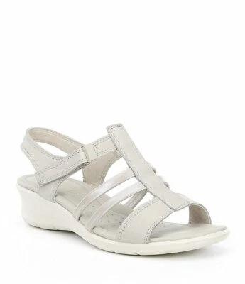 全新 ECCO Felicia 带凉鞋 砾石 月亮 岩石 凉鞋 尺码 42 11 11.5 $120 — 第 1/3 张图片