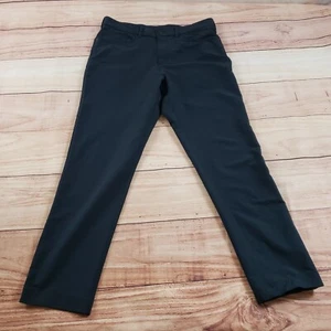 Pantalone Panama Jack Uomo 34x32 Nero Dritto Chino Outdoor Golf Pantaloni Adulto - Foto 1 di 9