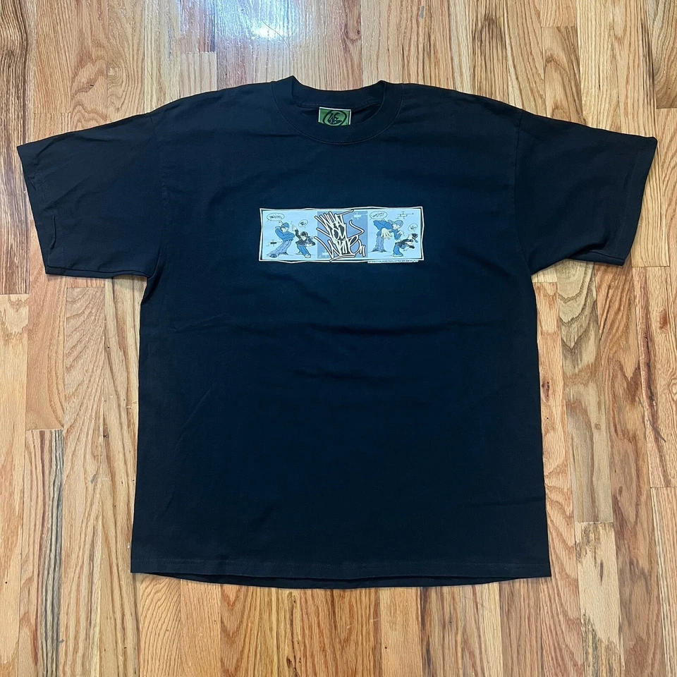 复古 Y2K Writers Bench 涂鸦艺术 T 恤 XL 说唱 T 恤 Futura 2000 Stash — 第 1/4 张图片