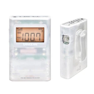 Pocket Radio AM FM Radio 2-Band Receiver with Shell Large LCD SANGEAN DT-160CL - Picture 1 of 3