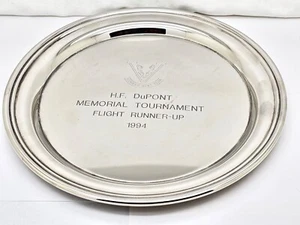 VICMEAD FOX HUNT CLUB 1994 H.F.DUPONT TARGA TROFEO ARGENTO COMMEMORATIVO,8" - Foto 1 di 5
