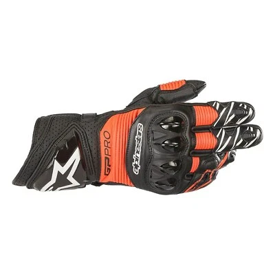 Alpinestars GP Pro R3 glove Handschuhe schwarz/neon-rot XL Racing Sport Motorrad - Bild 1 von 2