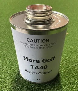 TA 40 Rubber Cement Golf Grip Glue 1222 Rubber Glue 1 Litre Tin - Picture 1 of 1