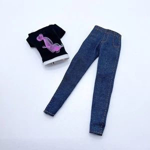 Liv Doll Daniela Top Pants Jeans Fits Standard Fashionistas Barbie Doll - Picture 1 of 5