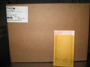 #000 Ecolite Kraft Bubble Mailers, 4" x 8", 1,000 Per Order w/ Free Shipping  - Picture 1 of 1