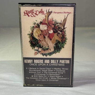Kenny Rogers And Dolly Parton - Once Upon A Christmas (Cassette, 1984, RCA) - Image 1 of 4