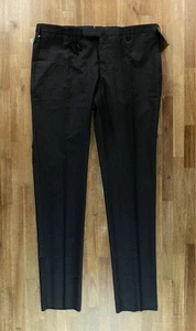 INCOTEX dark gray slim fit flat front wool pants Size 42 US / 58 IT authentic - Picture 1 of 9