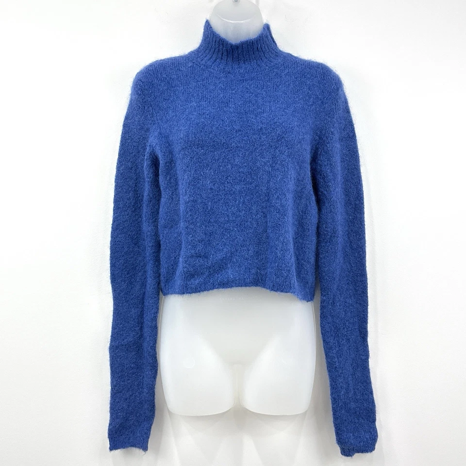 Suéter Mohair De Colección Y2K Express Marca Mundial Para Mujer M Hecho en Italia Recortado Preppy Foto 1 de 4