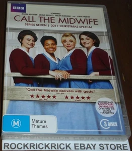 CALL THE MIDWIFE DVD SEASON SEVEN (3 DISC SET) JENNY AGUTTER, LINDA BASSETT R4 - Picture 1 of 2