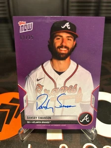 2022 Topps Now Road to Opening Day Dansby Swanson #OD-231C Auto... /25!!! - Picture 1 of 2