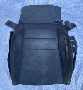 06-11 Honda Civic Si Driver Left Front Lower Seat Skin Suede Cover Black - Picture 1 of 13