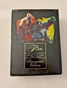1994 Fleer FLAIR Marvel Universe Empty Box + All Four Packs - Venom - Wolverine - Picture 1 of 9