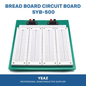 Risym SYB-500 4-in-1 Breadboard Kit 240x200x8.5mm - DIY Electronics Lab Board - Picture 1 of 7