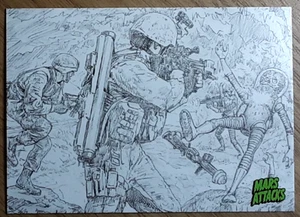 2015 Mars Attack's Occupation Concept Card 39 HOT DEATH. - Picture 1 of 3