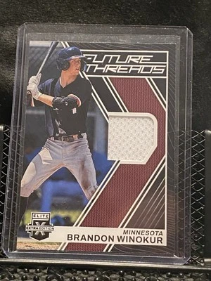 Brandon Winokur 2023 Elite Extra Future Threads Jersey - Twins - Image 1 of 2